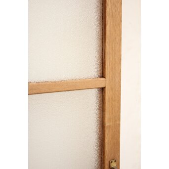 ラワン材のダイアガラスドア 2枚1組　GD1105 