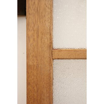 ラワン材のダイアガラスドア 2枚1組　GD1105 