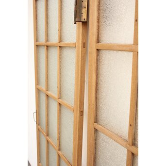 ラワン材のダイアガラスドア 2枚1組　GD1105 