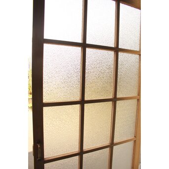 ラワン材のダイアガラスドア 2枚1組　GD1105 