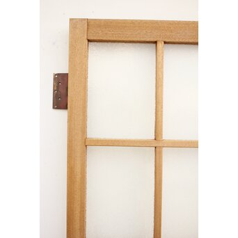 ラワン材のダイアガラスドア 2枚1組　GD1105 