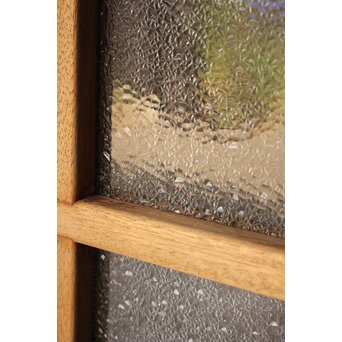 ラワン材のダイアガラスドア 2枚1組　GD1105 