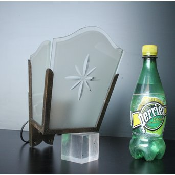 切子ガラスのブラケット照明　A1823 