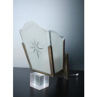 切子ガラスのブラケット照明　A1823