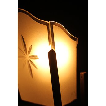 切子ガラスのブラケット照明　A1823 