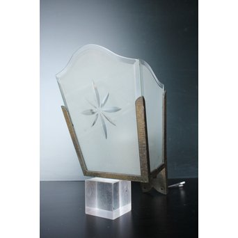 切子ガラスのブラケット照明　A1823 