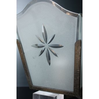 切子ガラスのブラケット照明　A1823 