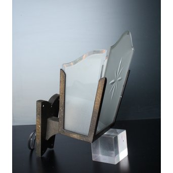 切子ガラスのブラケット照明　A1823 