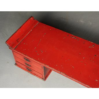 根来風古漆塗 六尺長尺机　T399 