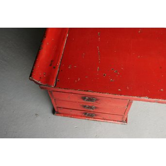 根来風古漆塗 六尺長尺机　T399 