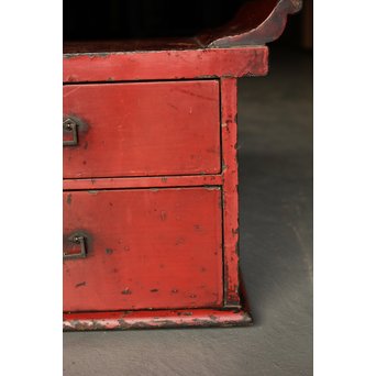 根来風古漆塗 六尺長尺机　T399 