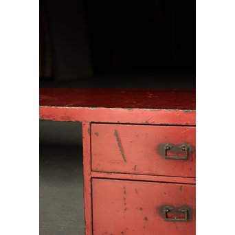 根来風古漆塗 六尺長尺机　T399 