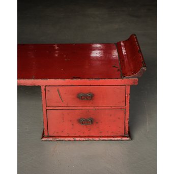 根来風古漆塗 六尺長尺机　T399 