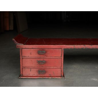 根来風古漆塗 六尺長尺机　T399 