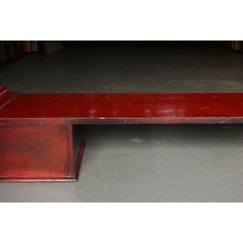 根来風古漆塗 六尺長尺机　T399 