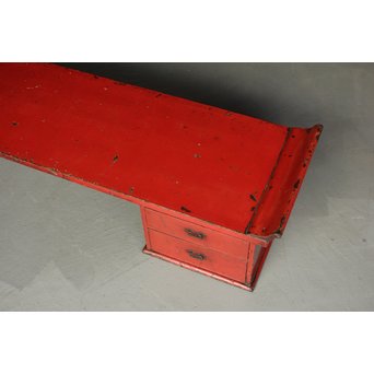 根来風古漆塗 六尺長尺机　T399 