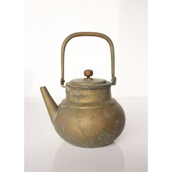 金谷五郎三郎系 黄銅砲口 銅瓶/湯沸　M019