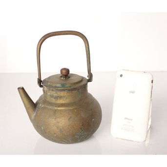 金谷五郎三郎系 黄銅砲口 銅瓶/湯沸　M019 