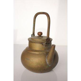 金谷五郎三郎系 黄銅砲口 銅瓶/湯沸　M019 