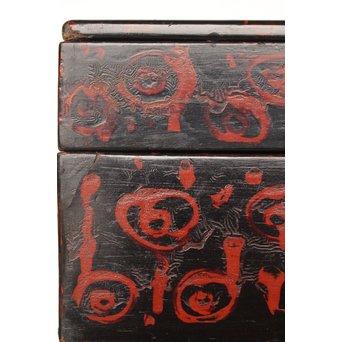 浄法寺塗 渦巻紋重箱　Q009 