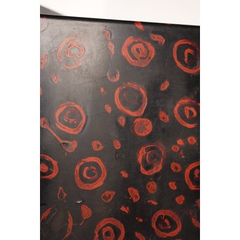 浄法寺塗 渦巻紋重箱　Q009 