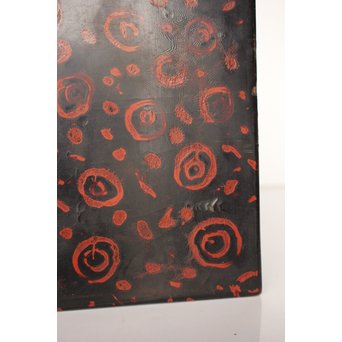 浄法寺塗 渦巻紋重箱　Q009 