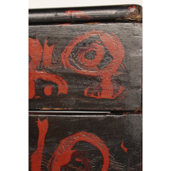 浄法寺塗 渦巻紋重箱　Q009 