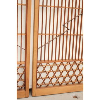 角度付意匠組子 松皮菱書院 2枚1組　R2254 