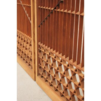 角度付意匠組子 松皮菱書院 2枚1組　R2254 