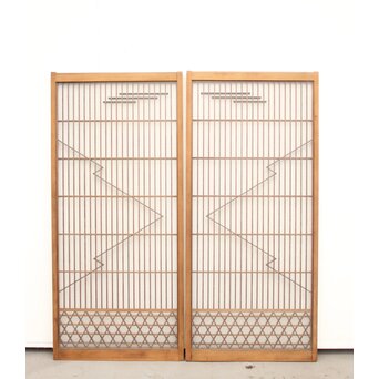 角度付意匠組子 松皮菱書院 2枚1組　R2254 