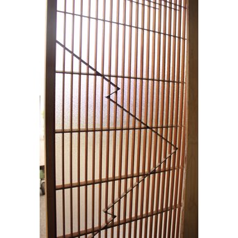 角度付意匠組子 松皮菱書院 2枚1組　R2254 