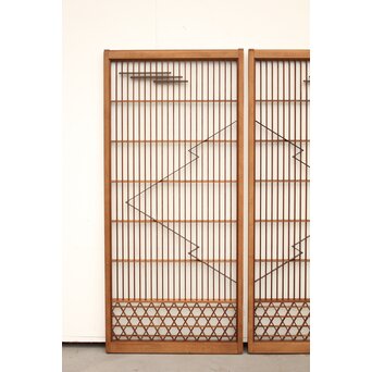 角度付意匠組子 松皮菱書院 2枚1組　R2254 