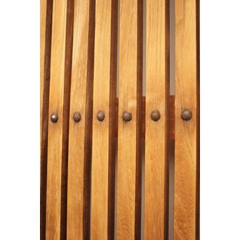 侘朽ちた鉄板 細身格子蔵戸　W588 