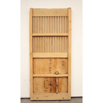 侘朽ちた鉄板 細身格子蔵戸　W588 