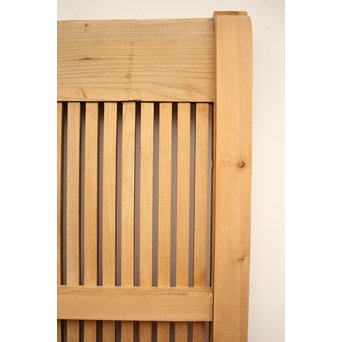 侘朽ちた鉄板 細身格子蔵戸　W588 