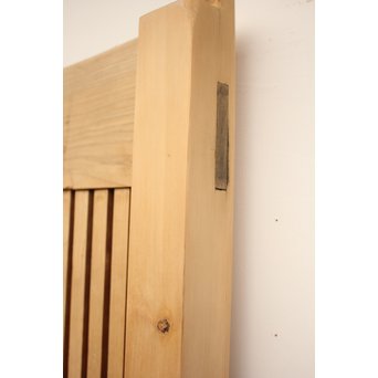 侘朽ちた鉄板 細身格子蔵戸　W588 