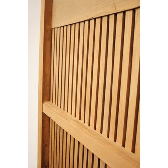 侘朽ちた鉄板 細身格子蔵戸　W588 