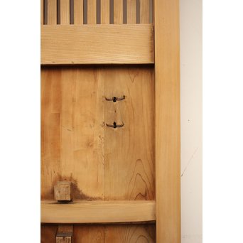 侘朽ちた鉄板 細身格子蔵戸　W588 