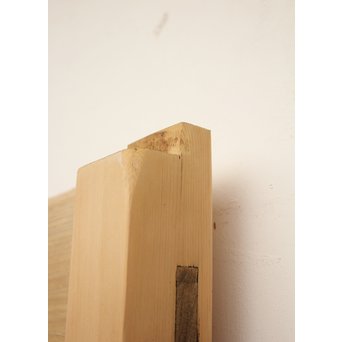 侘朽ちた鉄板 細身格子蔵戸　W588 