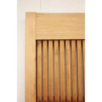 侘朽ちた鉄板 細身格子蔵戸　W588 