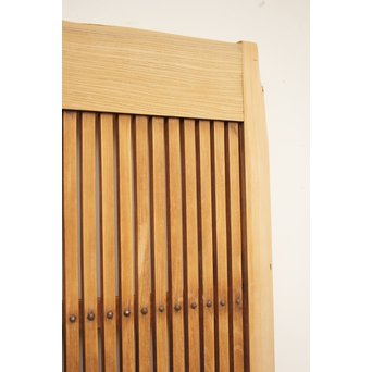 侘朽ちた鉄板 細身格子蔵戸　W588 