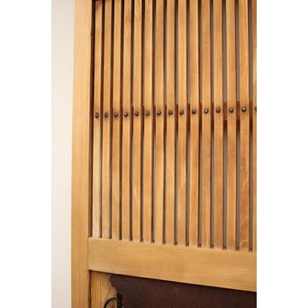 侘朽ちた鉄板 細身格子蔵戸　W588 