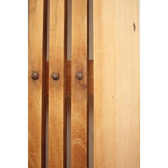 侘朽ちた鉄板 細身格子蔵戸　W588 