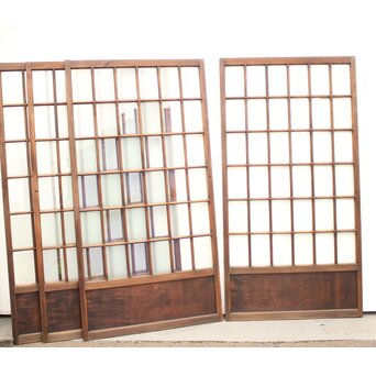 36分割 細分升ガラス戸 【市松】4枚1組　GD1113Y 