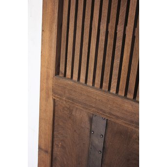 ハイサイズ総欅格子蔵戸　W593 