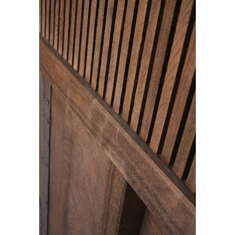 ハイサイズ総欅格子蔵戸　W593 