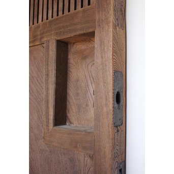 ハイサイズ総欅格子蔵戸　W593 