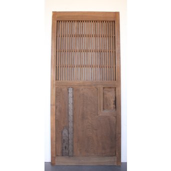 ハイサイズ総欅格子蔵戸　W593