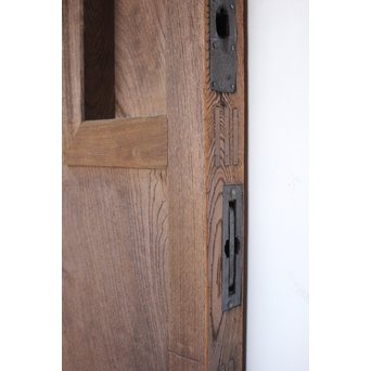 ハイサイズ総欅格子蔵戸　W593 