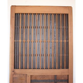 ハイサイズ総欅格子蔵戸　W593 